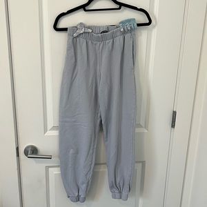 Brandy Melville Light Blue Rosa Sweatpants